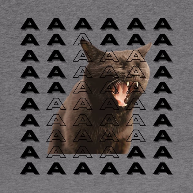 Scream Black cat AAAAA by Binsy